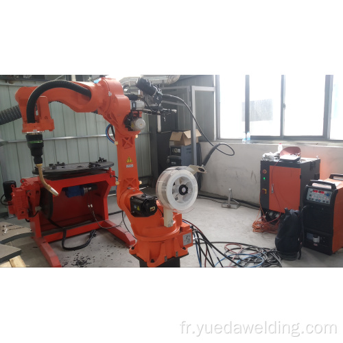 Soudure pour bras robotique robotique TIG en aluminium de fer